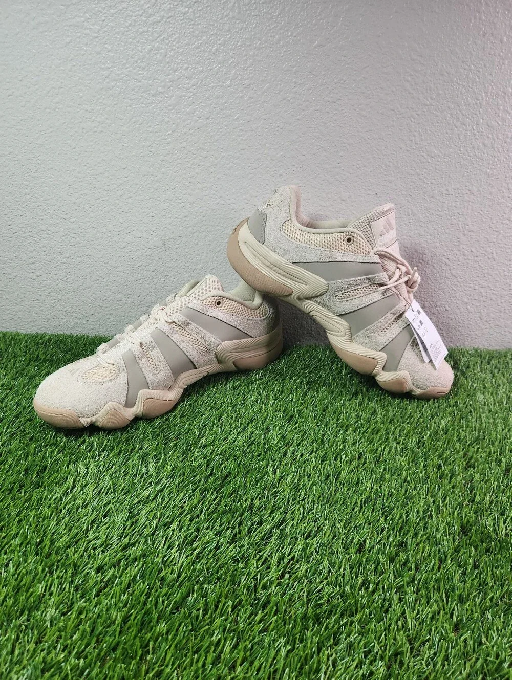 Adidas Crazy 8 Low Men's Shoes Halo Ivory/Wonder Beige/Sandstone ji0339 Size 14